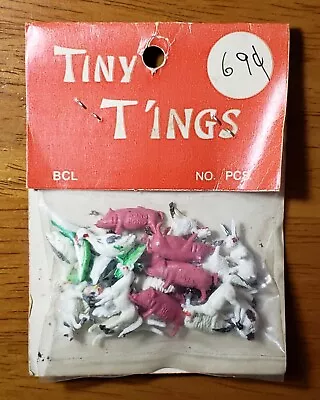 Tiny Tings Vintage Miniature Farm Animals. In Original Unopened Packaging • $15