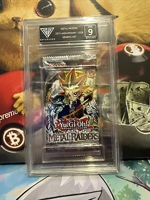 Metal Raiders 2023 25th Graded Booster Pack GG 9 Not PSA Get Graded • £29.99