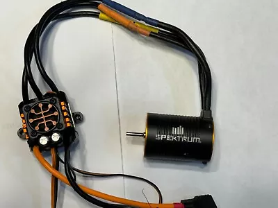 Spektrum Firma SPMXSEMC01 85A Brushless Smart ESC W/ 3300kv Motor Combo Traxxas • $52