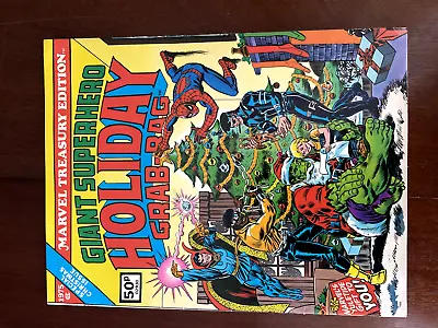 £49.99 • Buy Giant Super-Hero Holiday Marvel Christmas Treasury Edition VF-
