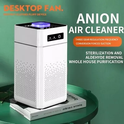 Smart Air Purifier Negative Ions Generator H12 HEPA Filter Purification • £29.99