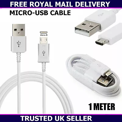 1M Micro-USB Fast Data Sync Charger Cable Power Lead For All Mobile Phones & Tab • £3.25