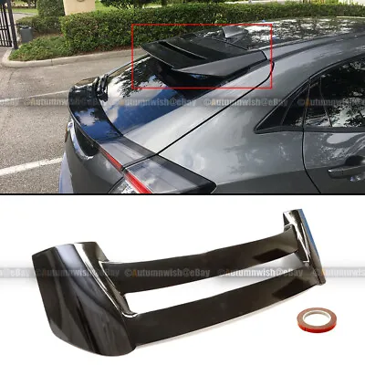 For 16-20 Civic Hatchback Mugen Style Glossy Black Rear Window Roof Wing Spoiler • $75.99