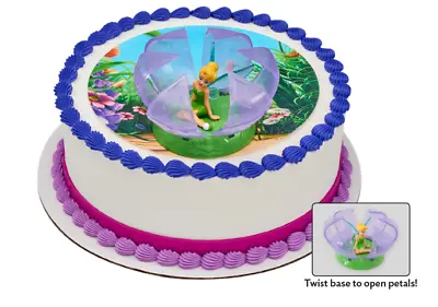 Disney Fairies Tinker Bell In Flower 13162 Decopac Cake Topper NEW Cake Decor • $11.99