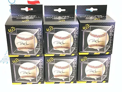 (6) ULTRA PRO BASEBALL CUBE UV PROTECTED Baseball Display Case Clear NEW • $45.97