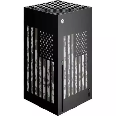 Patriotic Xbox Series X Console Skin - Black And White Camo American Flag • $24.99