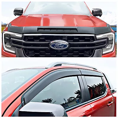 Bonnet Protector Stone Guard Weather Shields For Ford Ranger Next Gen 2022 2023+ • $151.99