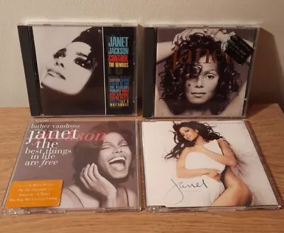 Janet Jackson - Control The Remixes & Janet+ 2cd Singles See Photos.  • £7.50