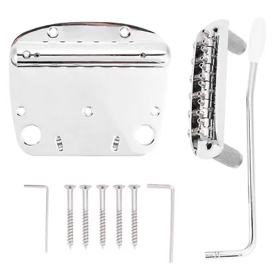 New Tremolo Vibrato Tailpiece Bridge Set For Mustang Guitar Professional Parts • $27.47