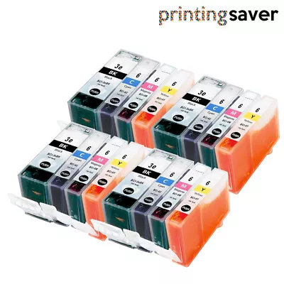 4SETOF4 Ink Cartridge For Canon BCI3 BCI6 Pixma IP3000 IP4000 IP4000R • £10.06