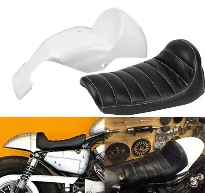 Cowl Fender Tail Section+Driver Seat For Harley Sportster Cafe Racer XL 883 • $467.47