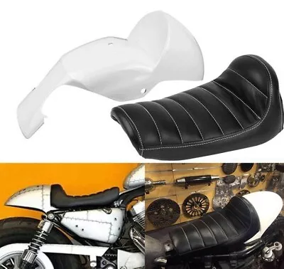 Cowl Fender Tail Section+ Seat For Harley Sportster Cafe Racer XL 883 1200 04-Up • $440.14
