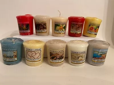 Ten Yankee Candle (old Logo) Samplers/Votives (S47) • £0.99