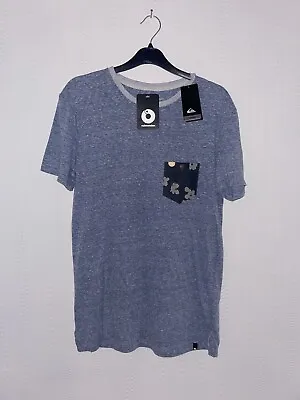 Quicksilver Modern Fit T-shirt Blue Men’s Size XS Brand New With Tags • £8.99