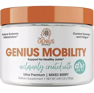 Genius Mobility & Joint Support Supplement Powder - Move Better W/Turmeric • $13.85