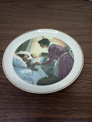 Norman Rockwell Plate Mothers Love 1976 Special Edition 6.5” #512 • $11.99