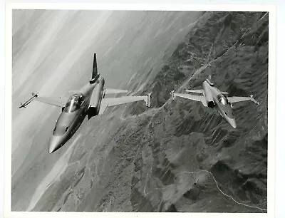 Photograph Of Northrop F-20 Tigershark Prototypes In Flight Near Edwards AFB • $2.45