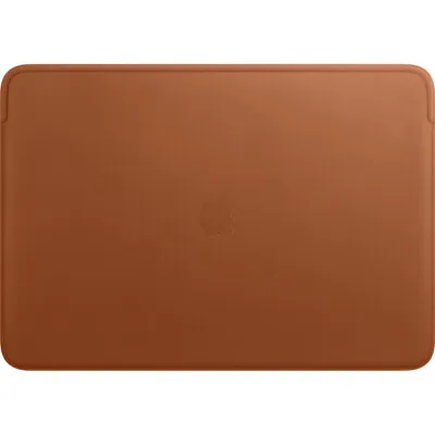 NEW Authentic Apple For MacBook Pro 16  Leather Sleeve Saddle Brown MWV92ZM/A • $45.89