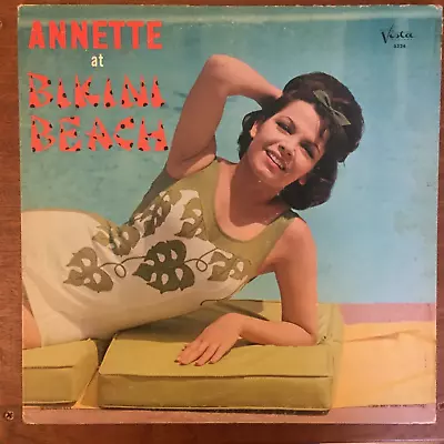 Annette Funicello At Bikini Beach - 1964 Gatefold - Mono Buena Vista Disney • $15.99