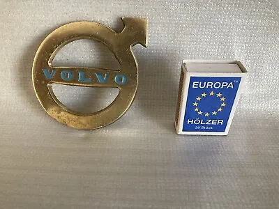 Volvo PV Duett 210 Gold Brass Radiator Grille Emblem 87703 (1950'-1960's) • $125