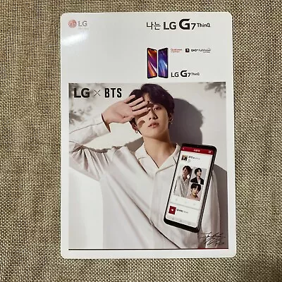 BTS JUNGKOOK [ LG X BTS G7 ThinQ Mini Poster Photocard ] LG / New Rare/+Gift • $10.99