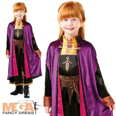 £8.99 • Buy Deluxe Princess Anna Girls Fancy Dress Disney Frozen 2 Fairy Tale Kids Costume