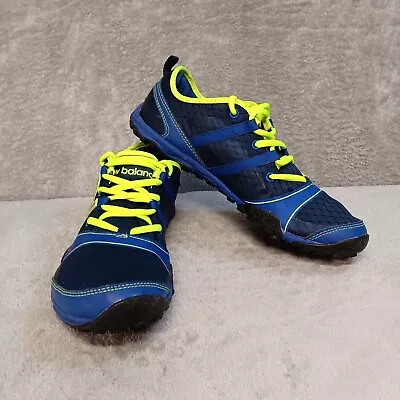 New Balance Minimus 10v3 Vibram Trail Running Shoes Men Size 7D Blue Yellow • $29.95
