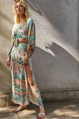 $150 • Buy Spell Lotus Maxi Skirt In Peacock Size XS