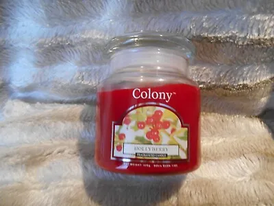 Colony Hollyberry Medium Jar Fragranced Candle 426g BNWT • £9.99