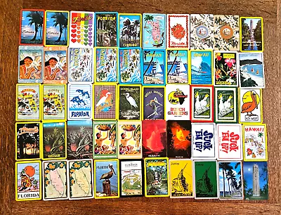 250 Assorted Vintage Single Swap Playing Cards -- FLORIDA AND HAWAII - Lot #39 • $23.50