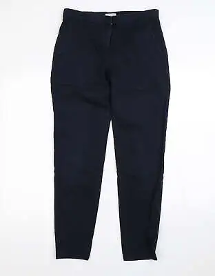 Jaeger Womens Blue Acetate Straight Jeans Size 10 L28 In Regular Button • £10.50