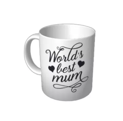 Worlds Best Mum Coffee Mug Tea Cup Mothers Day Gift 400 Ml Boxed  • $20.99