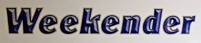 Weekender Decal Name Word Logo Graphics Legend Skyline Teardrop Trailer Camper  • $59.45