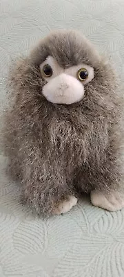 Realistic Marmoset Monkey Plush Brown Gray 12  Stuffed Animal 2007 K&M Int'l. • $22.99