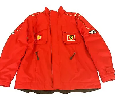 Ferrari 1999 F1 Official Racing Team Jacket Zip Magneti Marelli Red Men’s XL • $125