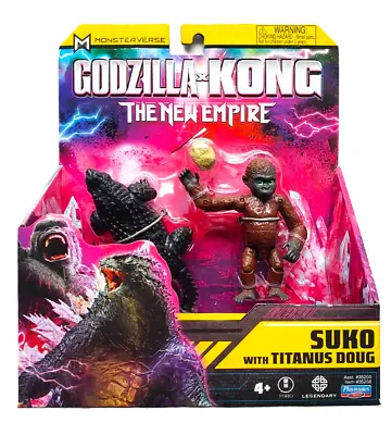 Godzilla X Kong New Empire Suko With Titanus Doug 4  Figure Playmates 2024 NEW • $26.95