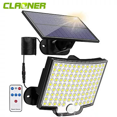 7000W Solar Power Light Outdoor Garden Yard PIR Motion Sensor Security Wall Lamp • $17.99