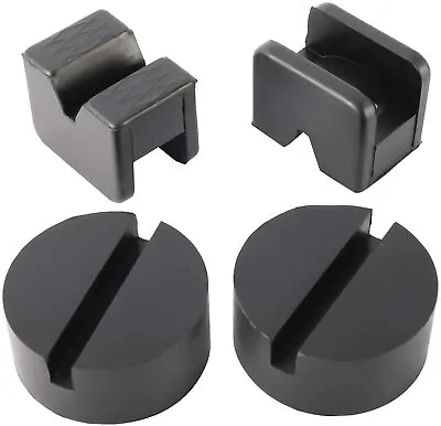 Rubber Slotted Jack Stand Pads Pinch Weld Jack Adapter 4-Pack - 2-4 Ton • $17.89