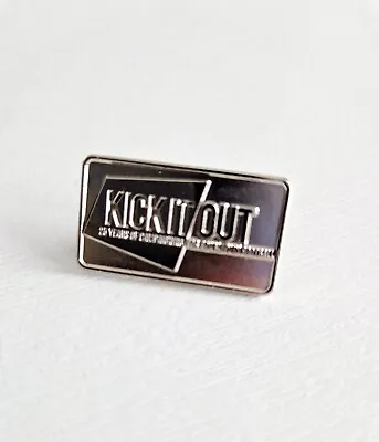 Official Kick It Out Pin Badge - Football - Metal - Brand New • £3.95