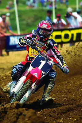 Steve Lamson Dirt Motorcycles Driver Star Wall Art Home Decor - POSTER 20x30 • $23.99