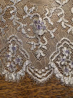 BTY   Antique  Vintage 9” French Valenciennes Edging   Lace Trim ~NOS • $38.50