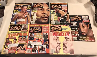 THE RING Boxing Magazines 1996 Tyson Holyfield De La Hoya Vintage Lot Of 7 • $14