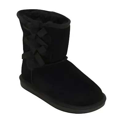 Koolaburra By UGG Unisex-Child Victoria Short Boot Black Size 11 Little Kid • $53