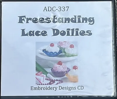 Machine Embroidery Designs On CD Freestanding Lace Doilies VP3 Format • £15