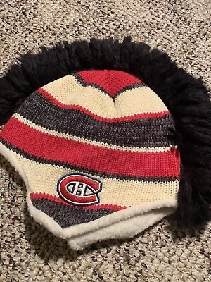 Reebok NHL Montreal Canadiens Rare Mohawk Winter Hat Face Off  Wow! • $9.99