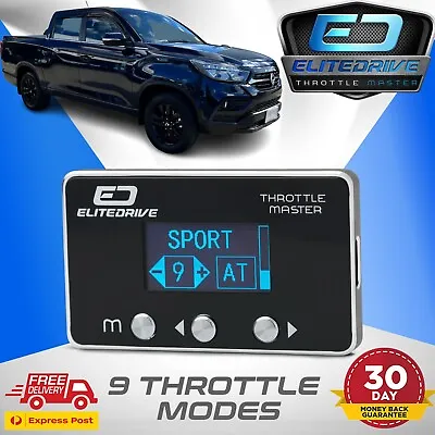 $219 • Buy EliteDrive Throttle Controller For SsangYong Musso Q200 2018 - 2023 - 9 Modes