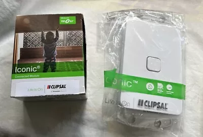 Clipsal Wiser Iconic Smart Switch 41e2pbswm-vw Zigbee • $99