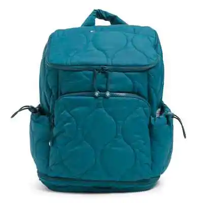 Vera Bradley Featherweight Commuter Backpack Peacock Feather NEW With Tags • $95