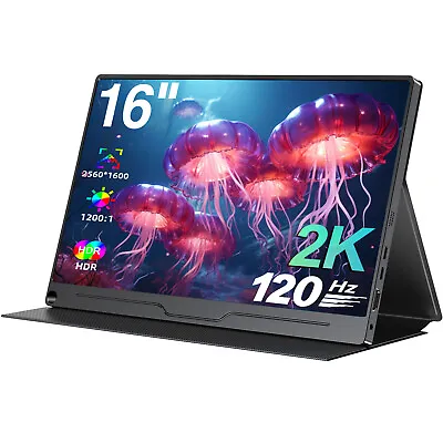 UPERFECT 2560x1600 2K 120Hz Gaming Monior For PS/Xbox/Switch Portable Monitor • $107.10