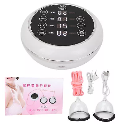 Breast Enlargement Butt Enhancement Vacuum Therapy Body Slimming Massage Machine • £54.94